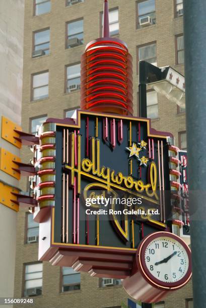 Hollywood and Vine Sign during Bob Hope Birthday Celebration and Dedication at Intersection of Hollywood and Vine in Los Angeles, California, United...