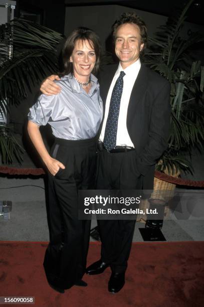 Jane Kaczmarek and Bradley Whitford during Fulfillment Fund Honors Jeffrey Katzenberg at Stars 2001 Benefit Gala at Hollywood & Highland in...