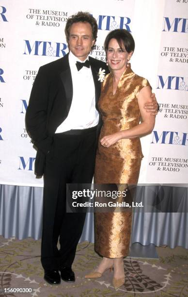 Bradley Whitford and Jane Kaczmarek during The Museum of Television & Radio's Annual Gala to Salute James Burrows & Martin Sheen at The Beverly Hills...