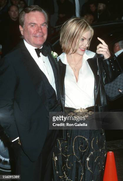 Robert Wagner and Katie Wagner during Wedding of Liza Minnelli and David Gest at The Marble Collegiate Church in New York, New York, United States.