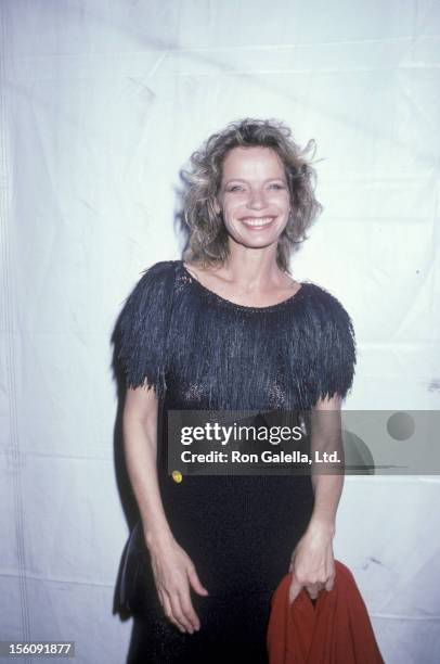 Model Verushka attending 'AIDS Benefit Dinner' on October 2, 1986 at Mortimer's Restaurant in New York City.