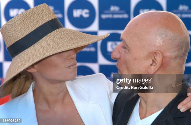 Lady Alexandra Christmann and Sir Ben Kingsley during The 19th Annual IFP Independent Spirit Awards - Arrivals at Santa Monica Pier in Santa Monica,...