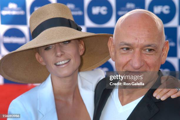 Lady Alexandra Christmann and Sir Ben Kingsley during The 19th Annual IFP Independent Spirit Awards - Arrivals at Santa Monica Pier in Santa Monica,...