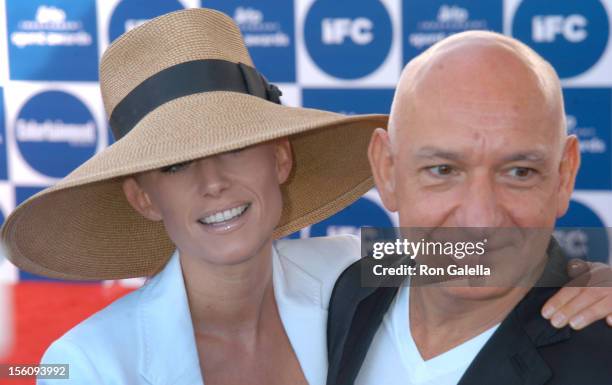 Lady Alexandra Christmann and Sir Ben Kingsley during The 19th Annual IFP Independent Spirit Awards - Arrivals at Santa Monica Pier in Santa Monica,...