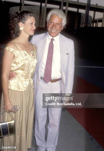 Actor Efrem Zimbalist, Jr. And daughter Actress Stephanie Zimablist attend the 'La Boheme' Opening Night Performance on September 9, 1993 at Dorothy...