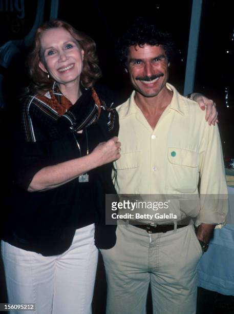 Actress Katherine Helmond and David Christian attending 'Scenery Greenery Benefit Party' on July 28, 1984 at Montauk Downs in Monauk, New York.