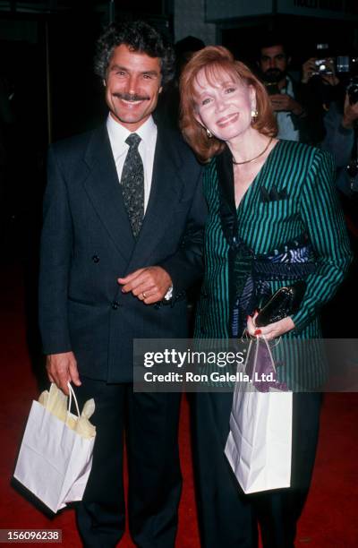 Actress Katherine Helmond and artist David Christian attending the premiere of 'Immediate Family' on October 24, 1989 at the Hollywood Palladium in...