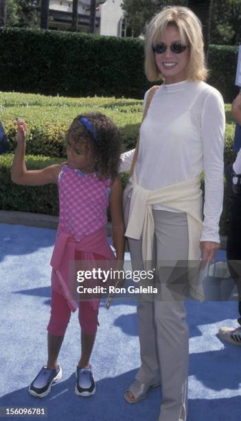 Chloe Mills and Donna Mills during 'Blue's Big Musical Movie' Los Angeles Premiere in Los Angeles, California, United States.