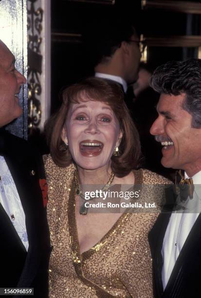 Actress Katherine Helmond and artist David Christian attending 'The Red Ball Benefiting Mary Lee Johnson Institute' on February 13, 1995 at the Plaza...