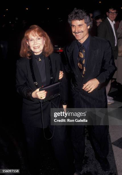 Actress Katherine Helmond and artist David Christian attending 'Aristia Records Pre-Grammy Party' on February 24, 1992 at the Plaza Hotel in New York...