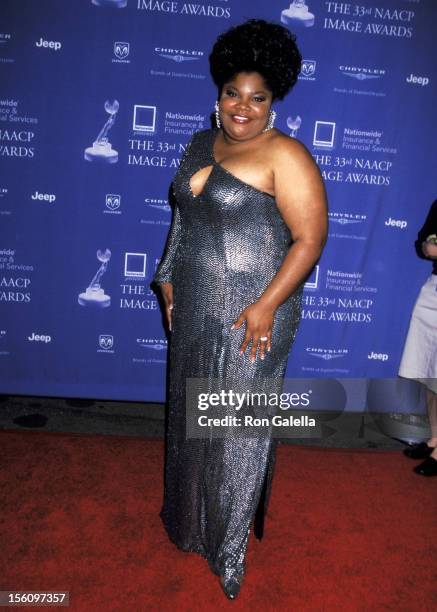 Mo'Nique during 33rd Annual NAACP Image Awards at Universal Studios in Los Angeles, California, United States.