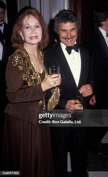Actress Katherine Helmond and artist David Christian attending 'Friars Club Tribute Dinner Honoring Clive Davis' on June 16, 1992 at the Waldorf...