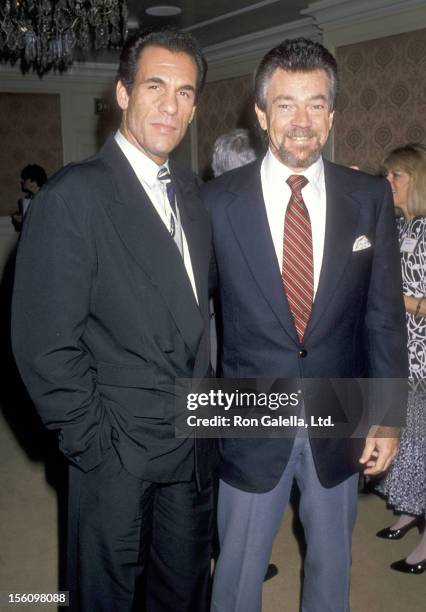 Actor Robert Davi and Producer Stephen J. Cannell attend The Casting Society of America's Fifth Annual Artios Awards on October 25, 1989 at Beverly...