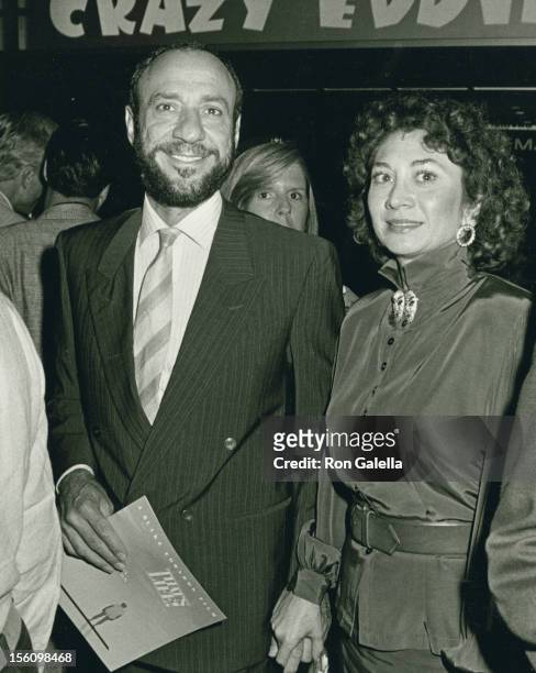 Actor F. Murray Abraham and wife Kate Hannan attending the premiere of 'That's Life' on September 15, 1986 at the Coronet Theater in New York City,...