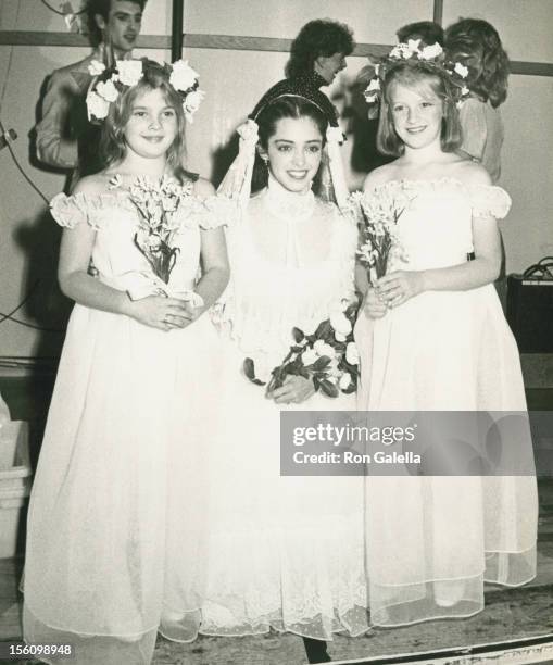 Actresses Kathleen Beller, Drew Barrymore and Katy Kass attending Third Annual Young Musicians Mother-Daughter Celebrity Fashion Show Luncheon on...