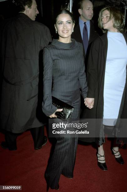 Salma Hayek during 'Keeping The Faith' New York City Premiere at Ziegfeld Theatre in New York City, New York, United States.