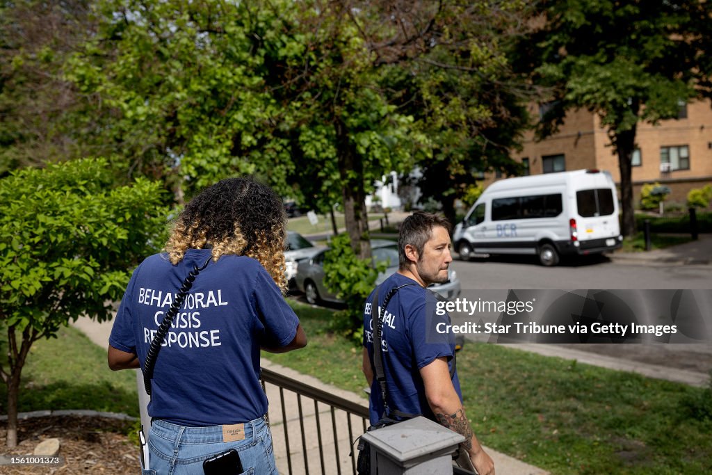 Shamso Shamso Iman, left, and Dane Haverly, with the Behavioral Crisis... News ...