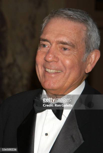 Dan Rather during International Radio and Television Society Foundation 2004 Gold Medal Dinner at Waldorf Astoria in New York City, New York, United...