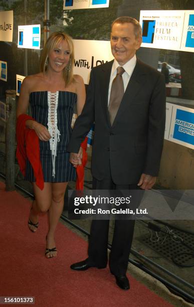 Heather Harlan & Tony Randall during 2003 Tribeca Film Festival - 'Down With Love' World Premiere at Tribeca Performing Arts Center, 199 Chambers...