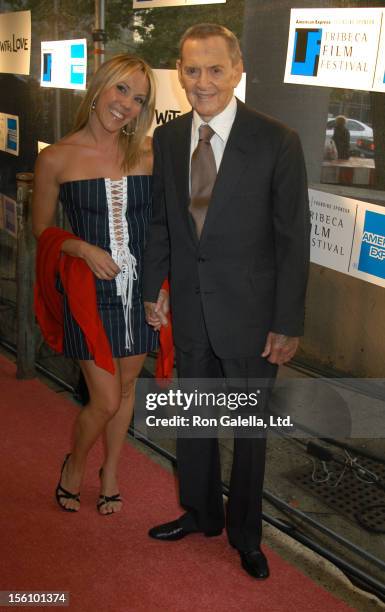 Heather Harlan & Tony Randall during 2003 Tribeca Film Festival - 'Down With Love' World Premiere at Tribeca Performing Arts Center, 199 Chambers...