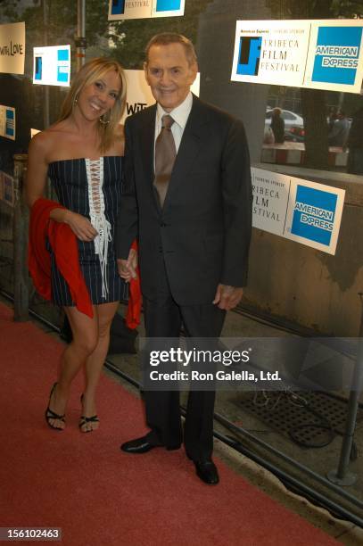 Heather Harlan & Tony Randall during 2003 Tribeca Film Festival - 'Down With Love' World Premiere at Tribeca Performing Arts Center, 199 Chambers...