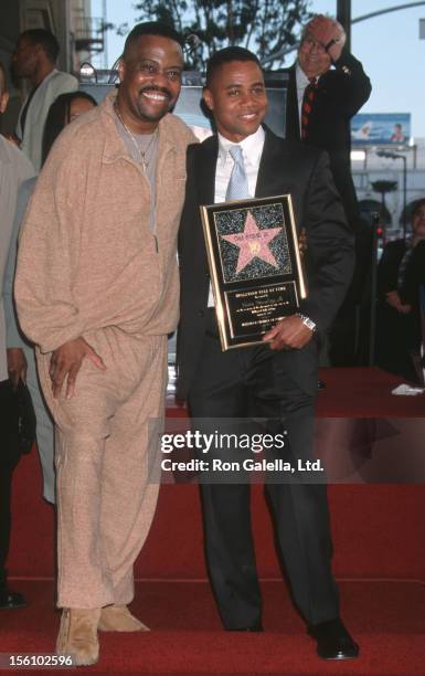 Father Cuba Gooding and Cuba Gooding Jr. During Cuba Gooding Jra Honored with a Star on the Hollywood Walk of Fame for His Achievements in Film at...