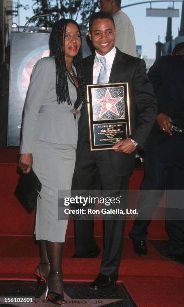 Mother Shirley Gooding and Cuba Gooding Jr. During Cuba Gooding Jra Honored with a Star on the Hollywood Walk of Fame for His Achievements in Film at...