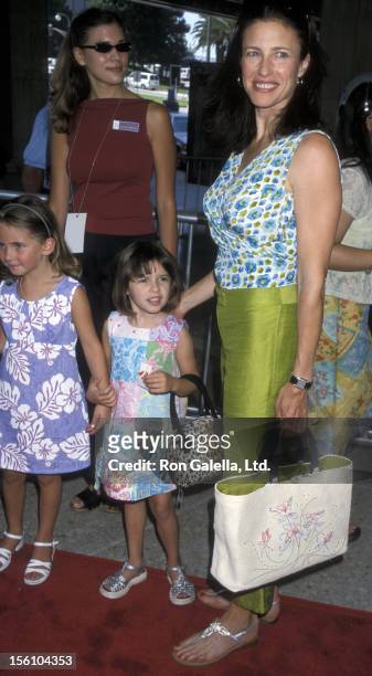 Mimi Rogers, Lucy Rogers-Ciaffa and niece during 'Thomas and the Magic Railroad' Premiere at Cineplex Odeon Century Plaza Cinema in Century City,...