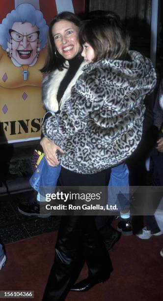 Mimi Rogers and Lucy Rogers-Ciaffa during Recess: School's Out Premiere at El Capitan Theatre in Hollywood, California, United States.