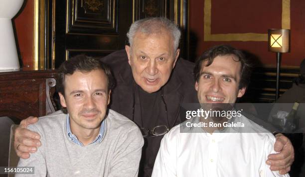 Yann-Brice Dherbier, Ron Galella and Pierre-Henri Verlhac