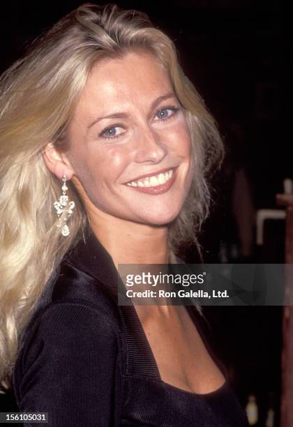 Actress Alison Doody attends the 'Someone Who'll Watch Over Me' Opening Night Party on November 23, 1992 at Gallagher's in New York City.