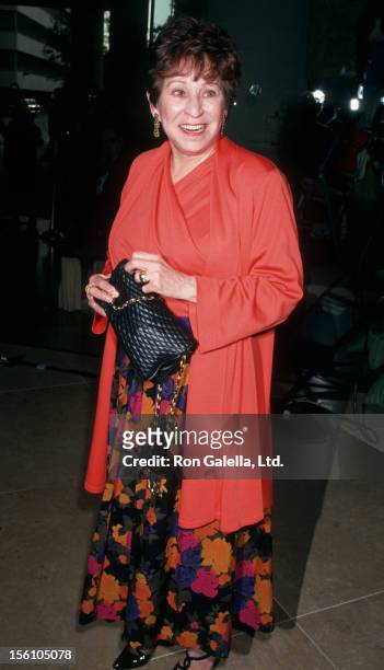 Actress Alice Ghostley attending 'Rehearsals for Golden Globe Awards' on January 18, 1991 at the Beverly Hilton Hotel in Beverly Hills, California.