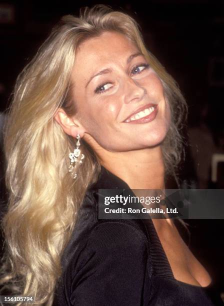 Actress Alison Doody attends the 'Someone Who'll Watch Over Me' Opening Night Party on November 23, 1992 at Gallagher's in New York City.