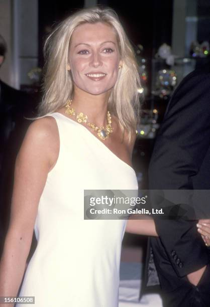 Actress Alison Doody attends the American Ireland Fund's Heritage Award Honoring Angela Lansbury on November 4, 1993 at Beverly Hilton Hotel in...