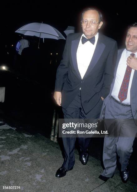 Senator Al D'Amato attends the Wedding Reception for Jonathan Tisch and Laura Steinberg on April 18, 1988 at The Metropolitan Museum of Art in New...