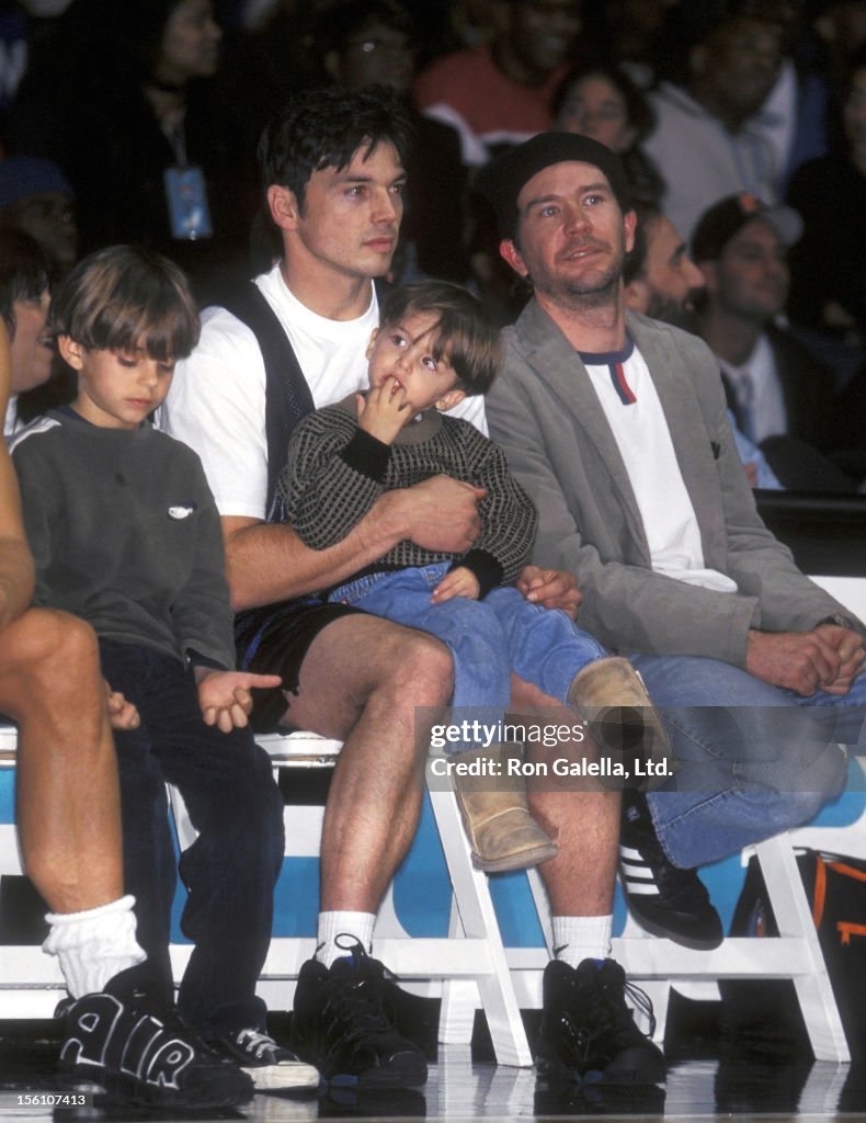 Actor Jason Gedrick and sons Jian Gedrick and Garrett Gedrick and... News Photo Getty Images