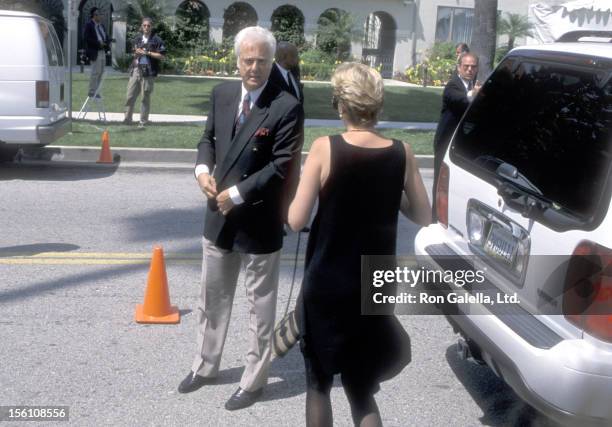 Singer Jack Jones attends the Funeral Service for Frank Sinatra on May 20, 1998 at The Good Shepherd Catholic Church in Beverly Hills, California.