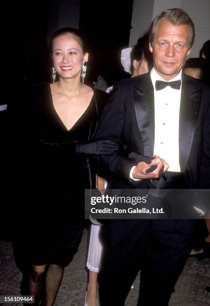 Actor David Soul and wife Actress Julia Nickson attend the 43rd Annual Directors Guild of America Awards on March 16, 1991 at Beverly Hilton Hotel in...