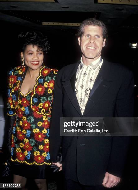 Actor Ron Perlman and wife Opal Stone attend 46th Annual Golden Globe Awards on January 28, 1989 at the Beverly Hilton Hotel in Beverly Hills,...