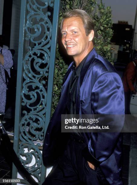 Actor David Soul attends the 10th Anniversary Celebration of the Stephen J. Productions on July 10, 1989 at Chasen's at Beverly Hills, California.