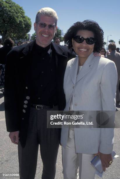 Actor Ron Perlman and wife Opal Stone attend 11th Annual IFP Independent Spirit Awards on March 23, 1996 at Santa Monica Beach in Santa Monica,...