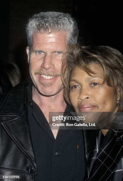 Actor Ron Perlman and wife Opal Stone attend the world premiere of 'Price Of Glory' on march 23, 2000 at Mann National Theater in Westwood,...