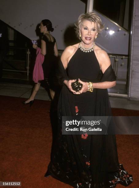 Joan Rivers during The Fragrance Foundation Celebrates 30 Years of FIFI Awards at Avery Fisher Hall at Lincoln Center in New York City, New York,...