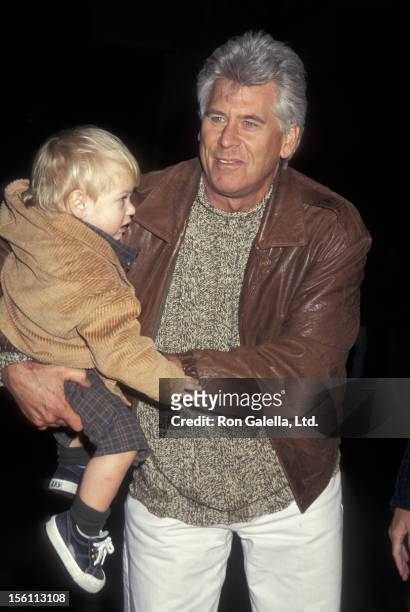 Actor Barry Bostwick and son Brian Bostwick attending the launch party for 'James And The Giant Peach' on October 3, 1996 at Children's Museum in New...