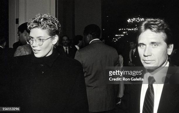Actress Kelly McGillis and husband Fred Tillman attending 'Hollywood Women's Political Caucus Pro-Choice Rally' on April 8, 1989 at Capitol Hill in...