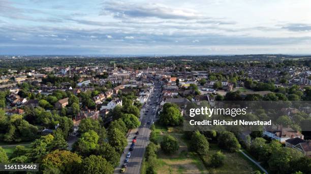 hadley green and high barnet - idyllic suburb stock pictures, royalty-free photos & images