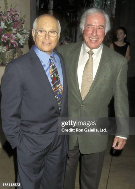 Writer/Producer Norman Lear and Director Bud Yorkin attend the Sixth Annual Women in Film Lucy Awards on September 17, 1999 at Beverly Hilton Hotel...