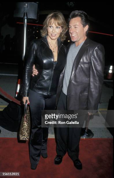 Raquel Welch and Richard Palmer during 'Get Carter' Los Angeles Premiere at Mann Bruin Theatre in Westwood, California, United States.