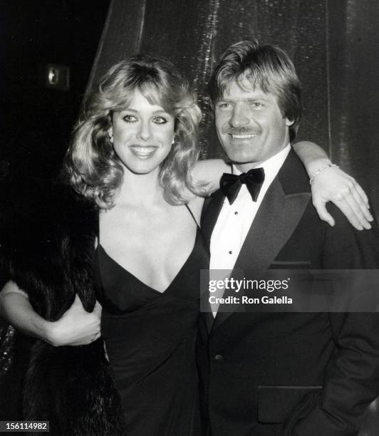 Actress Jenilee Harrison and football player Jeff Severson attending Seventh Annual People's Choice Awards on March 5, 1981 at Desilu TV Studios in...