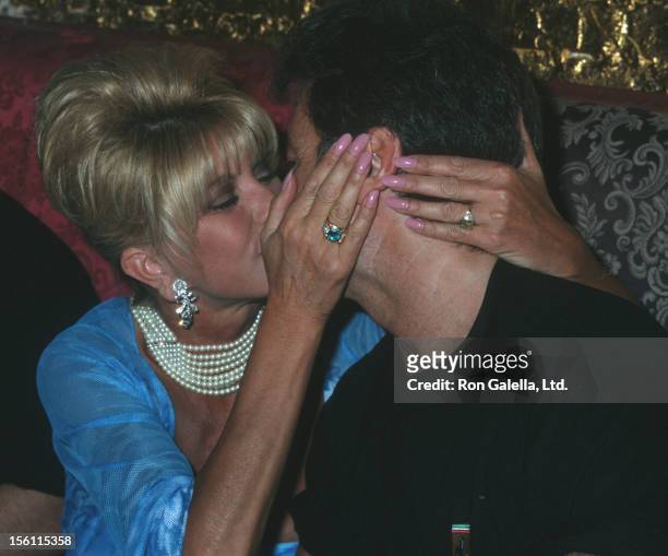 Ivana Trump and Roffredo Gaetani during 2nd Annual Ivana Trump Benefit Auction to Benefit LIFEbeat - May 1, 2000 at Lucky Cheng's in New York City,...